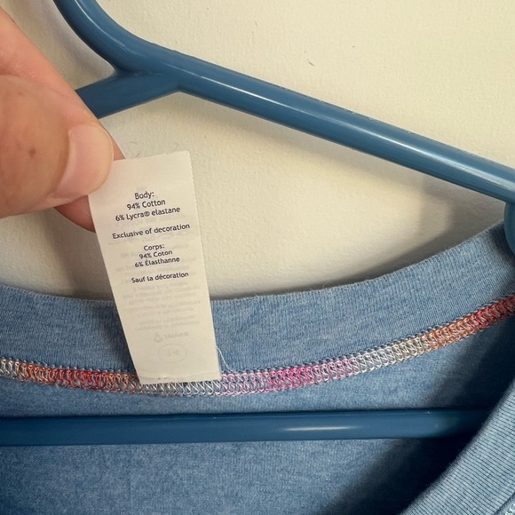 Ivivva Girls Youth Size 14 Blue Short Sleeve Drawstring Romper Athleisure Soft - Picture 4 of 7